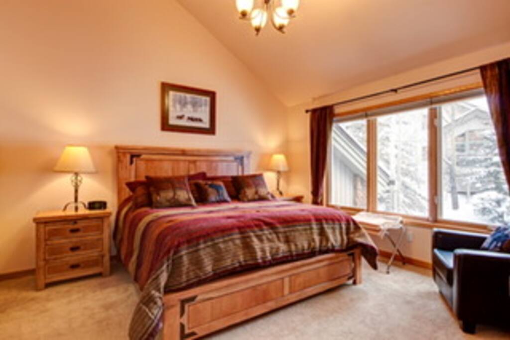 Master bedroom with King bed