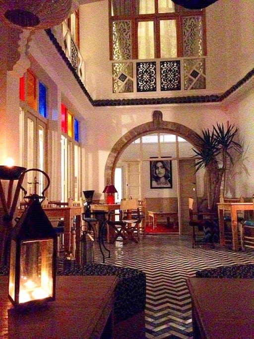 Patio à ciel ouvert