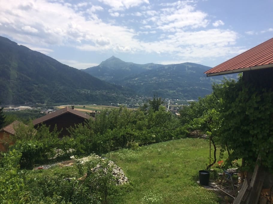 View across to Mont Joile and St Gervais