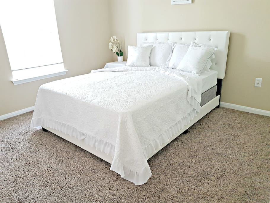 Bright room, and very peaceful