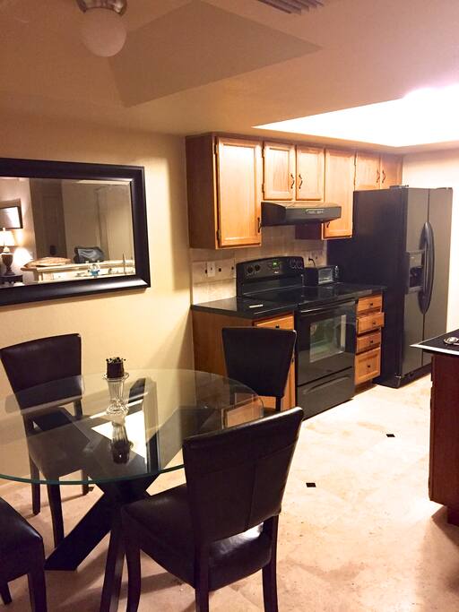 At over 700 sq feet, you can rest and relax in a full sized apartment.