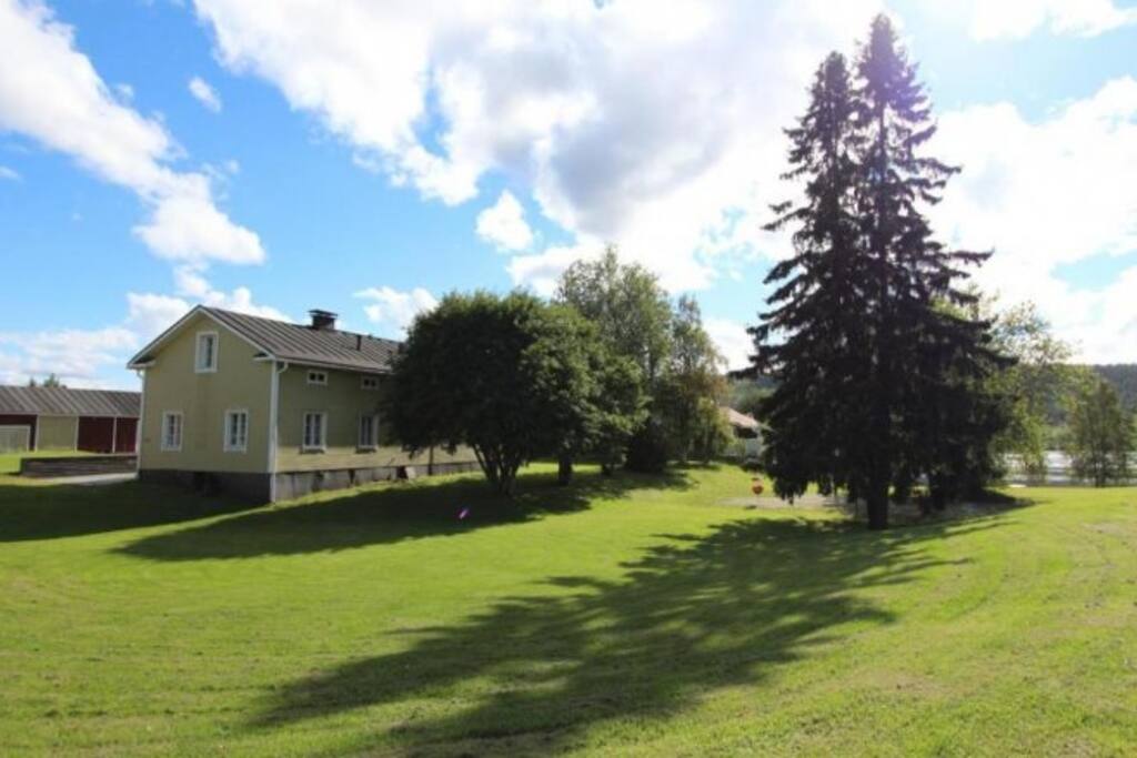 The main house (in the yard)