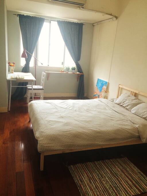 the view of the rental room 雙人房全景