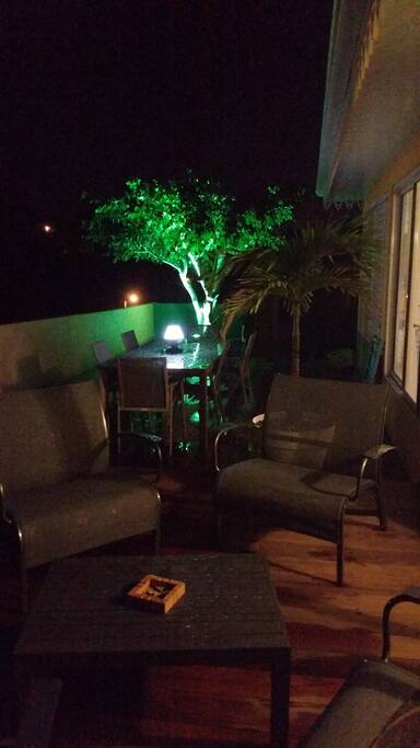 Terrasse de nuit