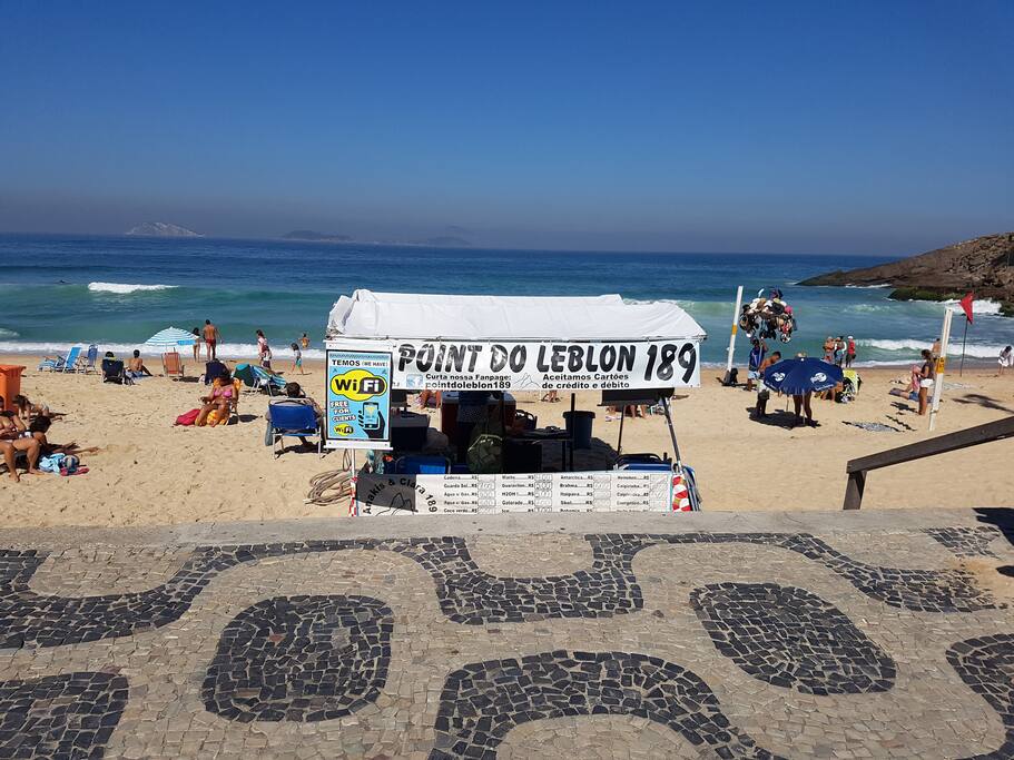The beach