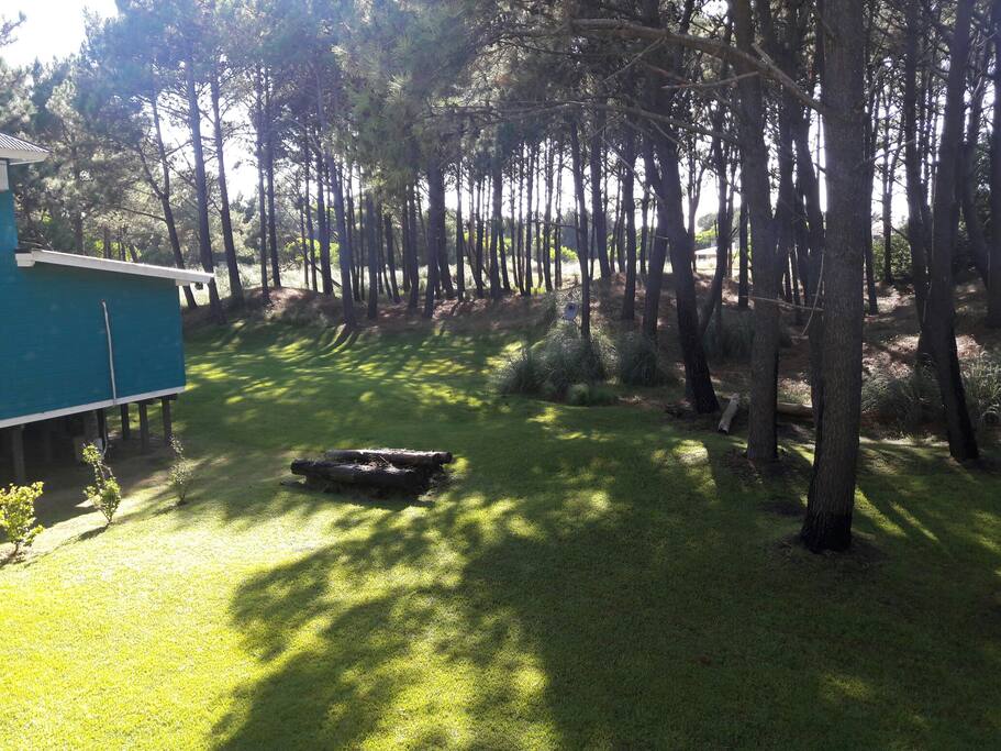 Vista desde la terraza deck.