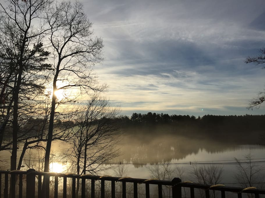 View from the deck