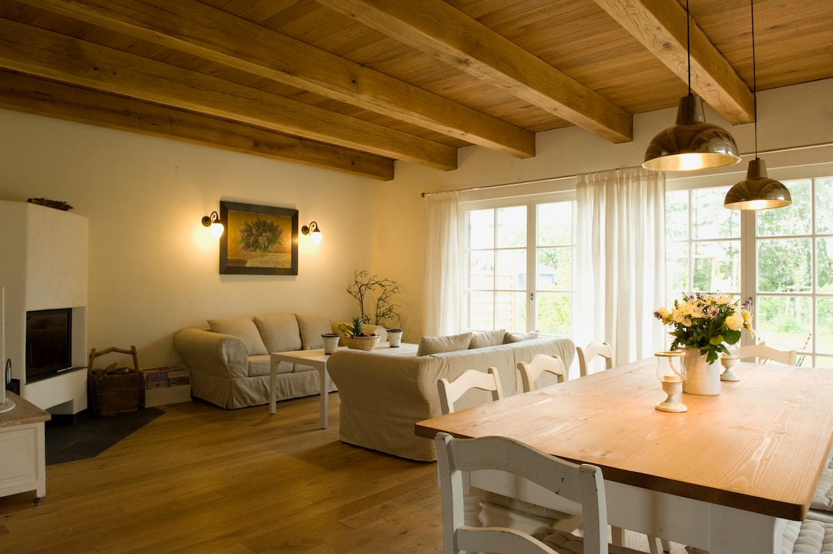 Popular Airbnb listing: House Poppy with fireplace & sauna on Usedom Island in Rankwitz