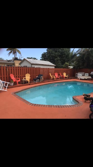 Pool its newly gated - with the baby safety gate