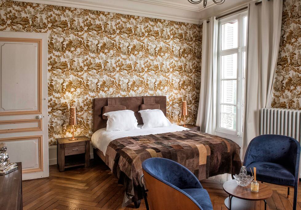 Chambre beige