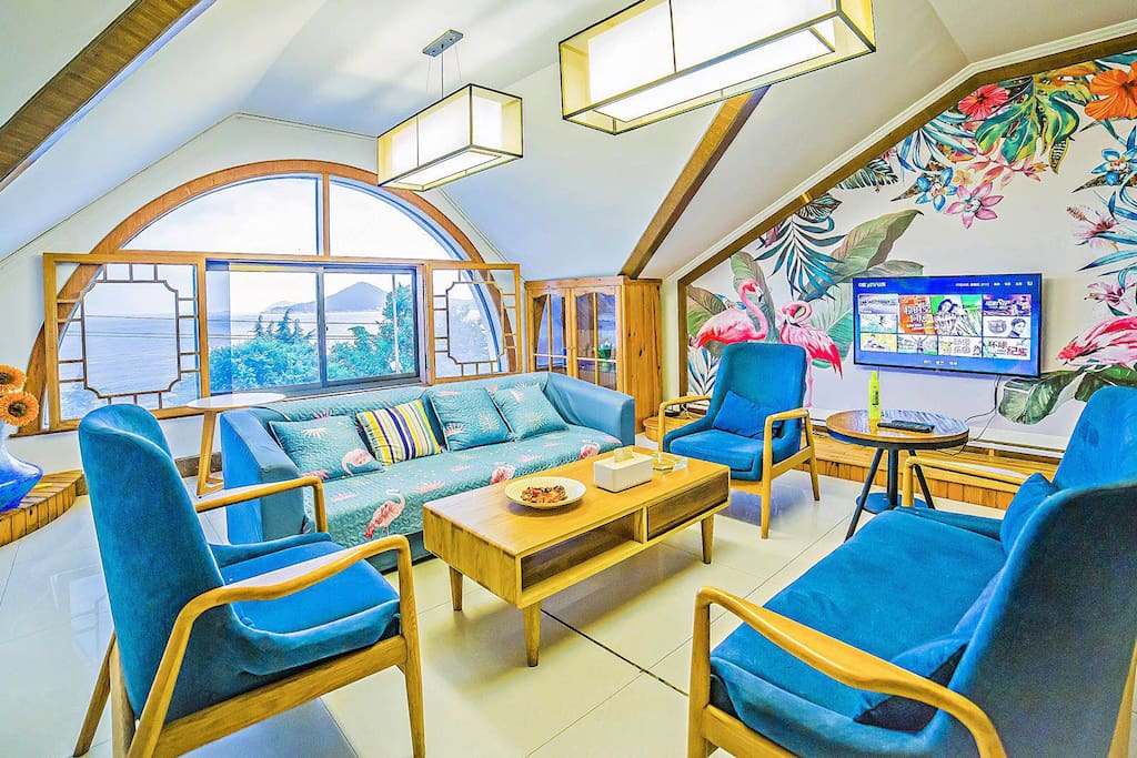 客厅听涛,眺望海岛