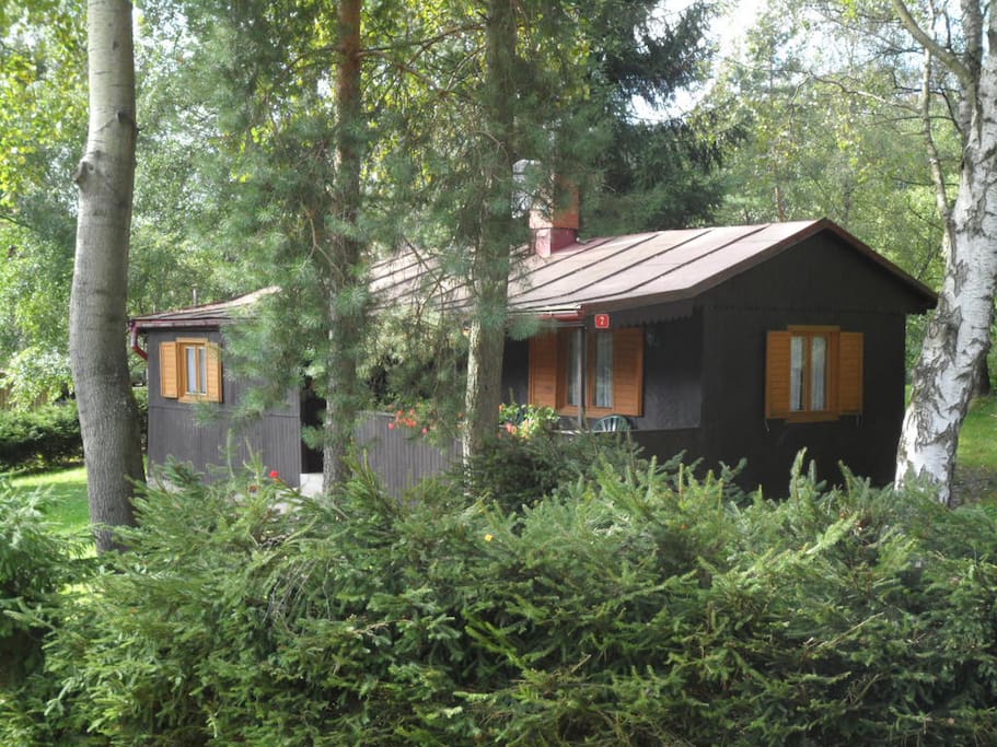 Chata v létě