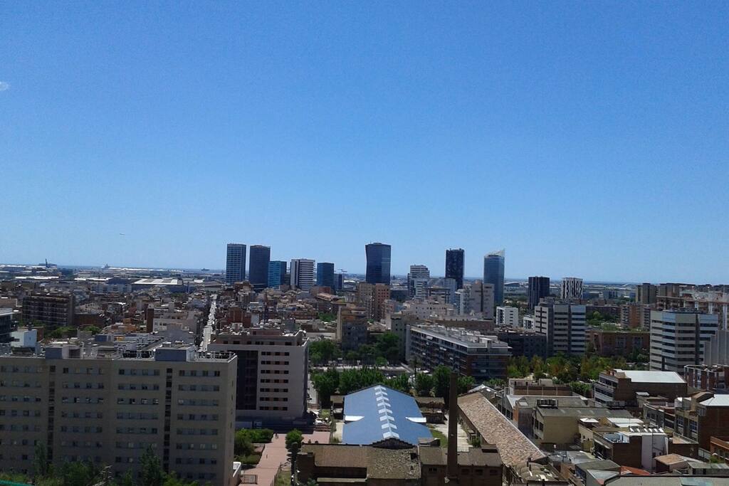 La vista es muy bonita ...
