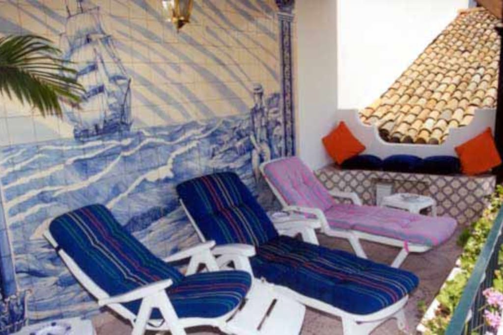 Resting chairs in the house