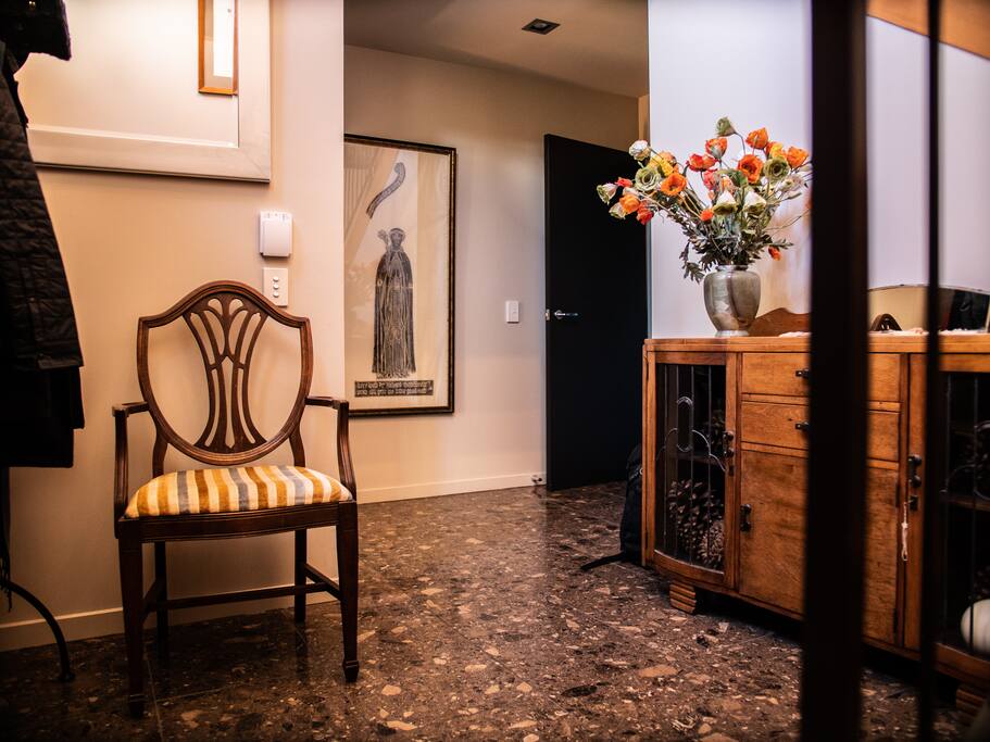 Kaka home internal entrance to private guest rooms
