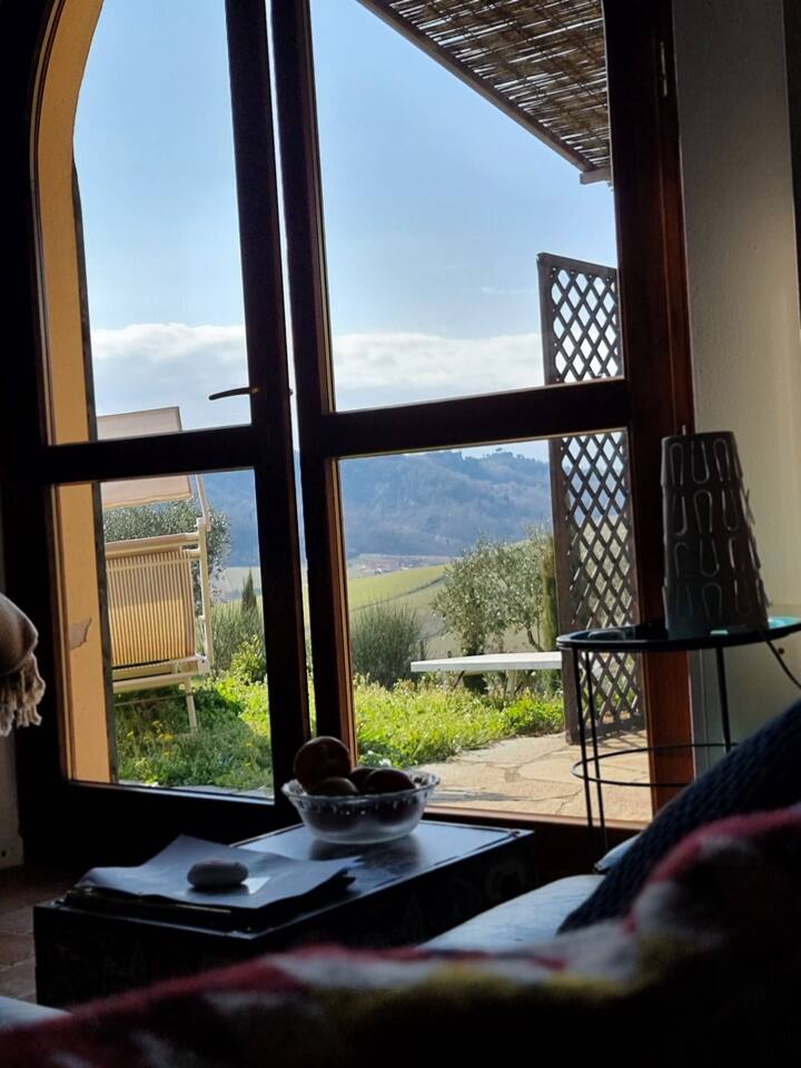 tuscan house with fantastic panoramisch views