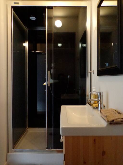 salle douche liée à la chambre