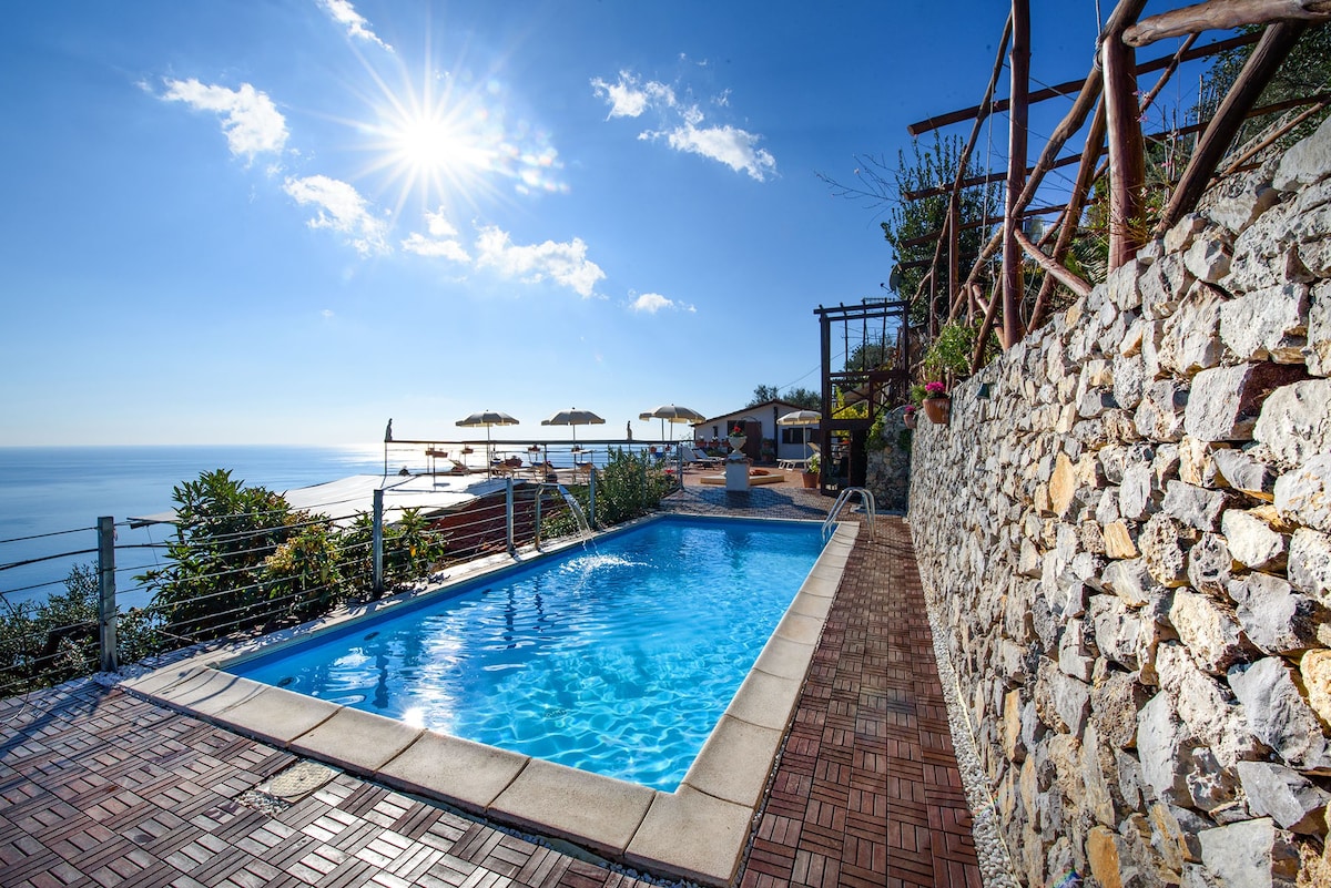 Villa Gioiello -  Sea view pool with chromotherapy