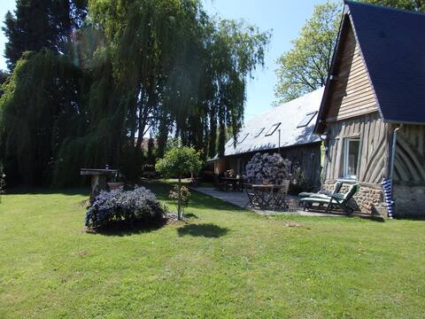 Charming restored 18th century wine press near Honfleur