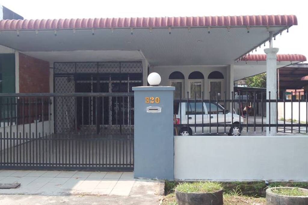 Large parking space