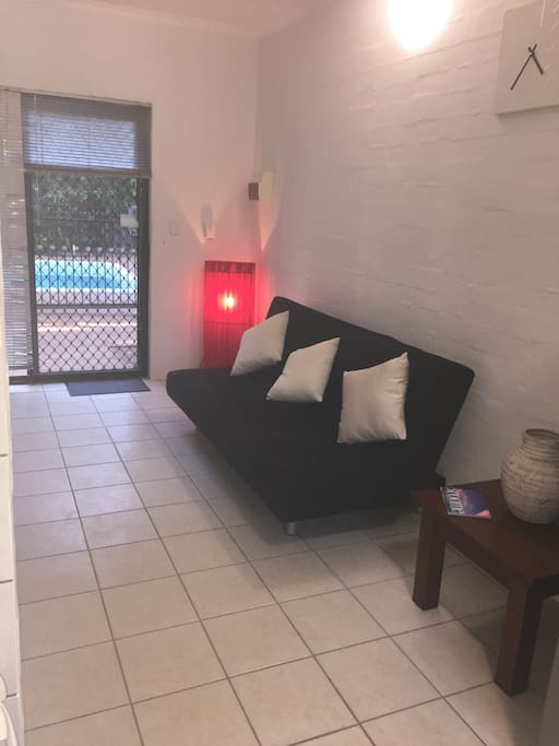 The Unit is on the ground floor with the gated pool just outside