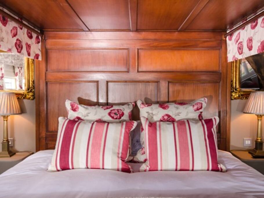 Super King Four Poster bed with Hypnos mattress.