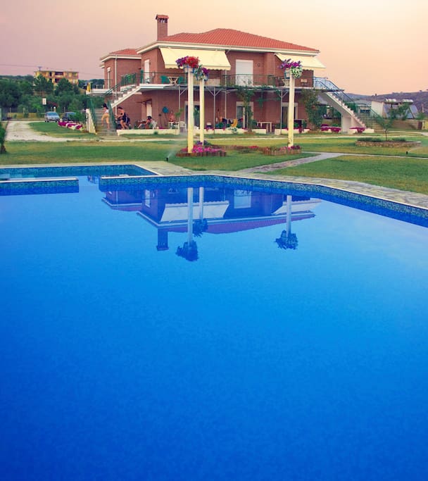 View of the house from the pool!