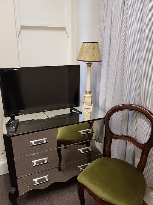 Own TV and chest of drawers