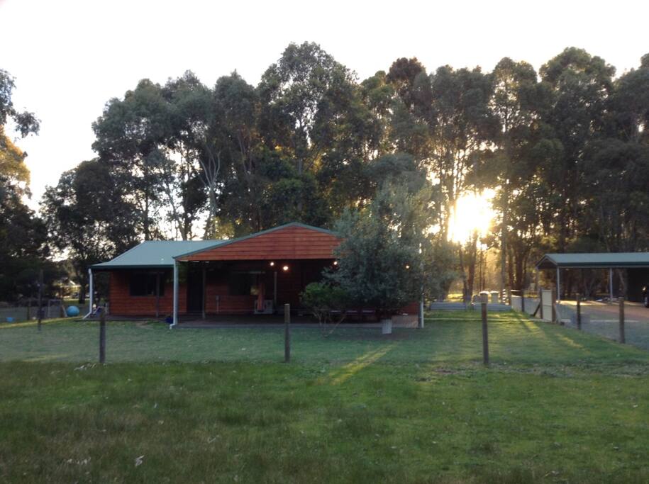 Sun setting over the Leeuwin Ridge