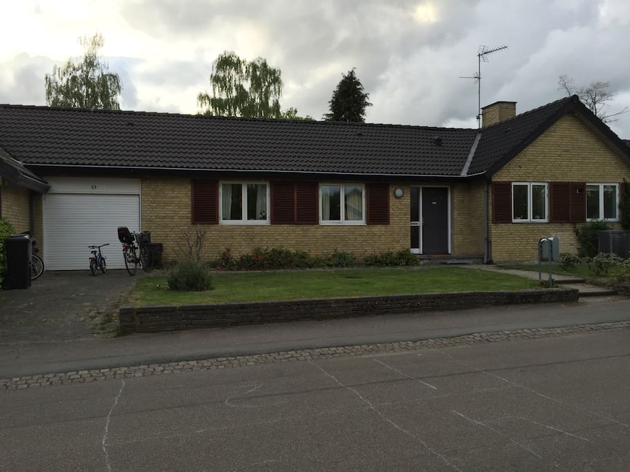 Attached home on a quiet street without thru traffic.