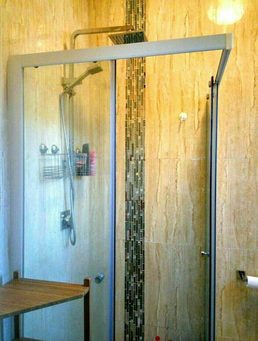 new renovated shower room.