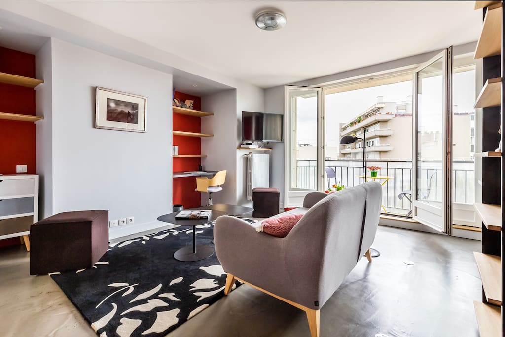 Sejour + coin bureau- Living room + study