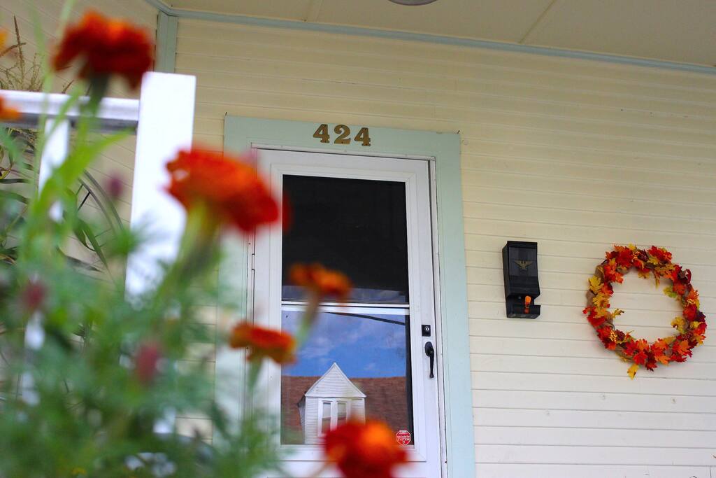 The front door