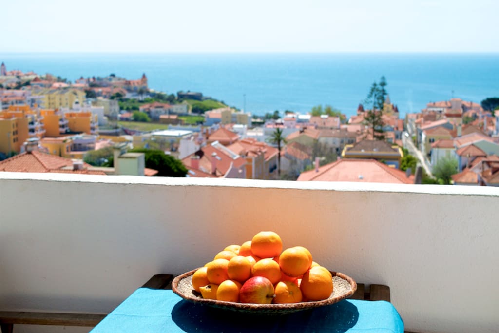 Balcony with sea view