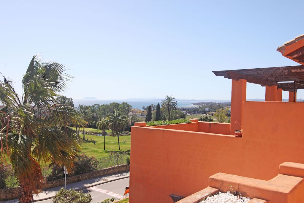 sea view from the terraze
