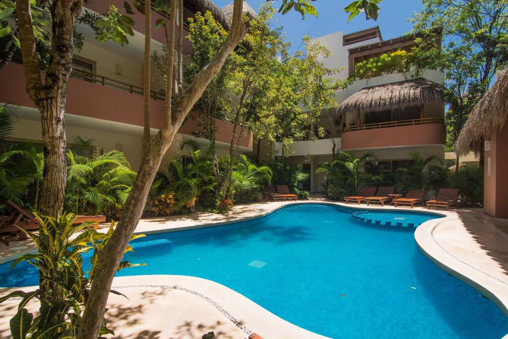 Relax, you're in paradise: Kids love the pool