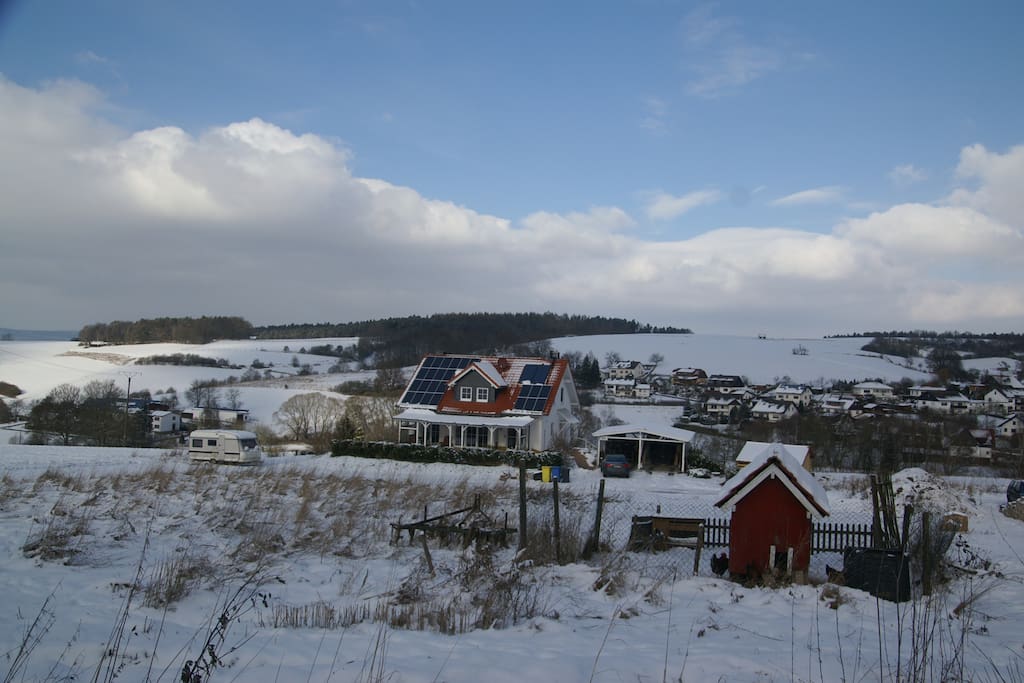 Spaziergang im Dorf