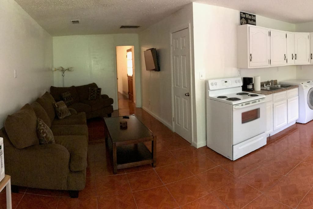 Living Room and Kitchen
