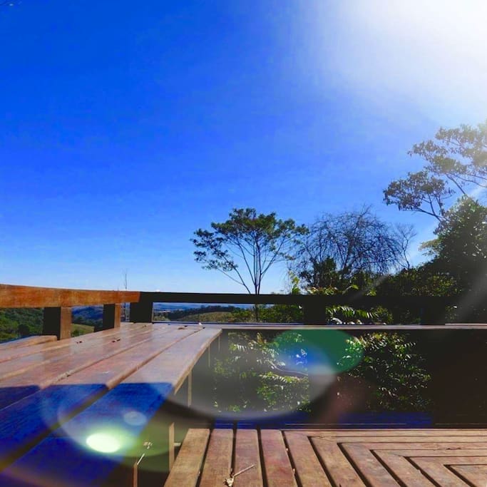 Deck em dia ensolarado!!!!