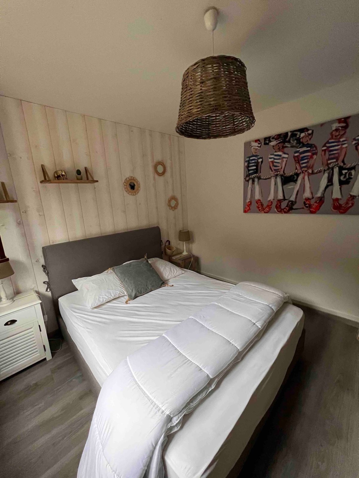 Chambre 2 lit double 140