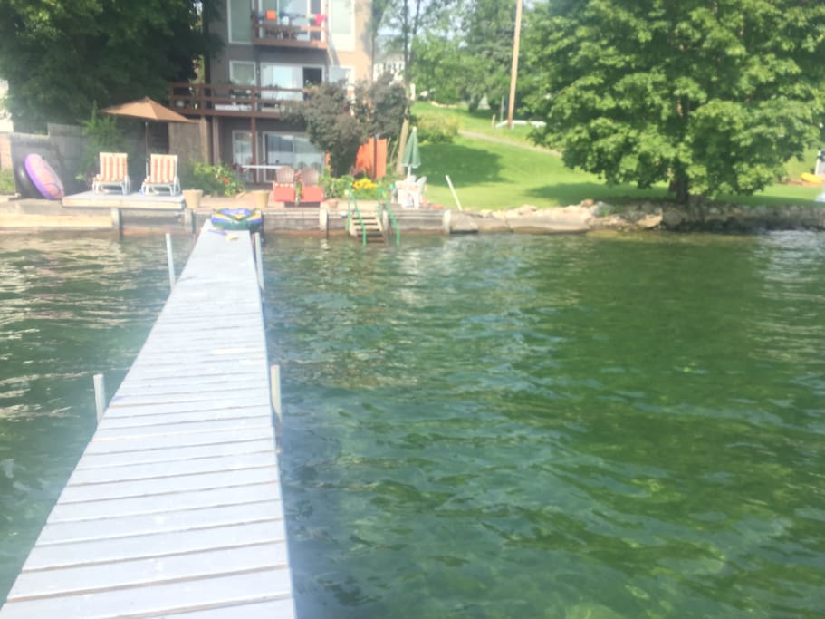Summer and Winter Fun - note: Dock and outdoor chairs at water level put away in Nov-December and taken out in Spring - depending on weather conditions.