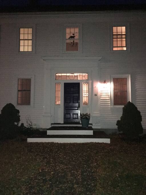 front view of historical colonial