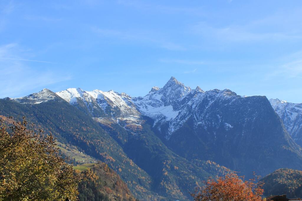 Acherkogel view from the apartment