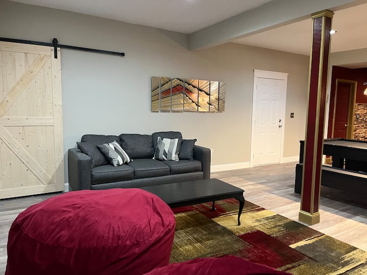 Game Room - sleeper sofa
