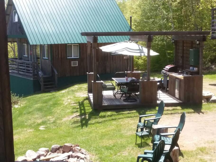 Enjoy our Pergola with its own full Summer Kitchen.