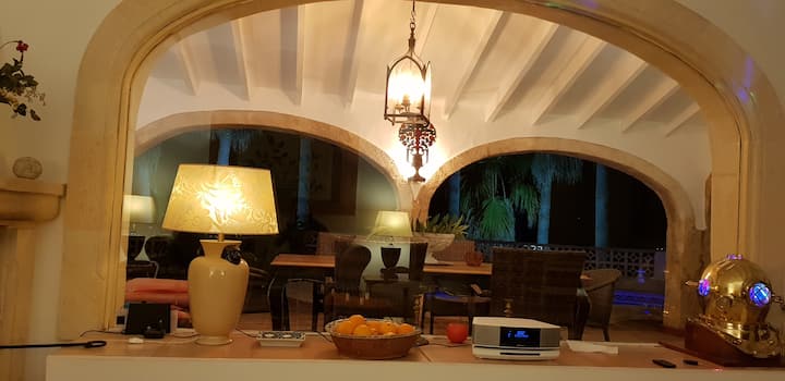 Mwonekano kutoka sebuleni.
