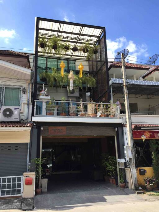 Entrance + Parking