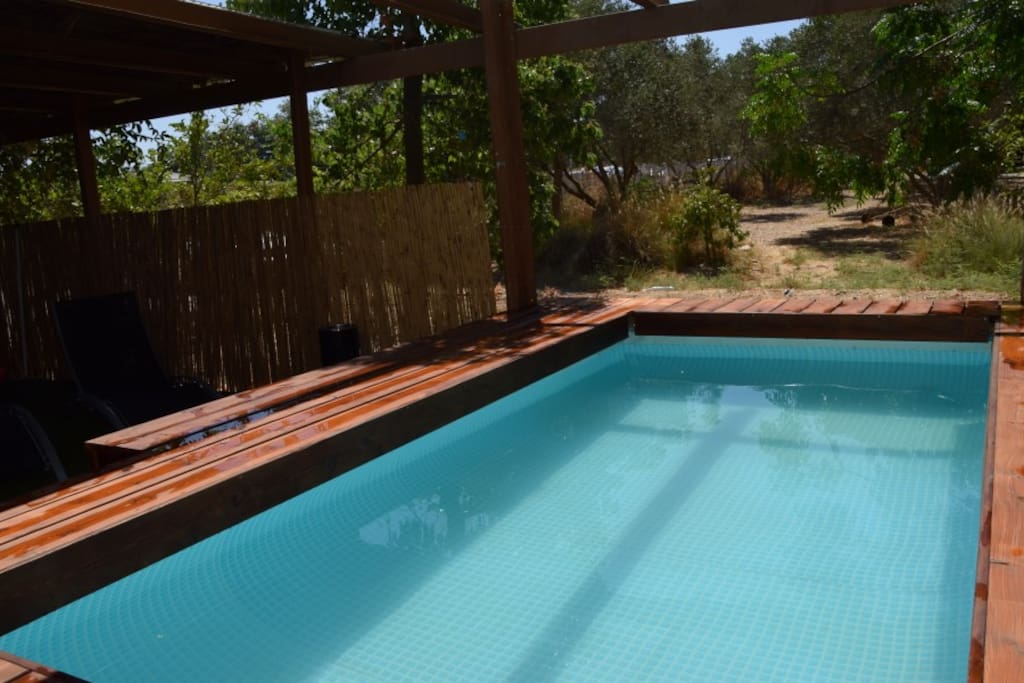 swiming pool with view
