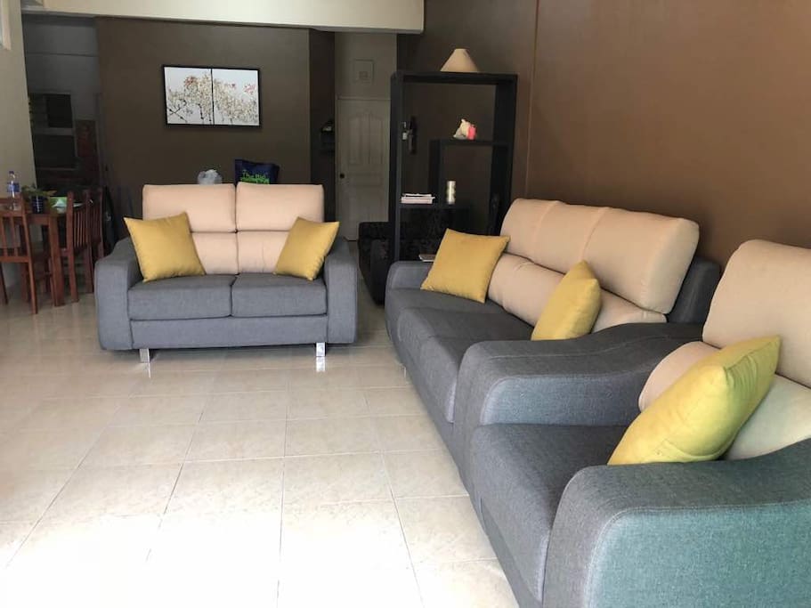 Cozy new comfortable sofa