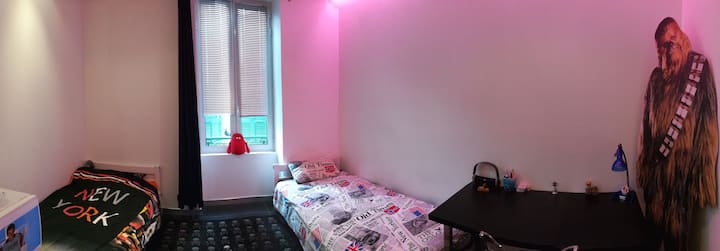 2 lits de 90 cm